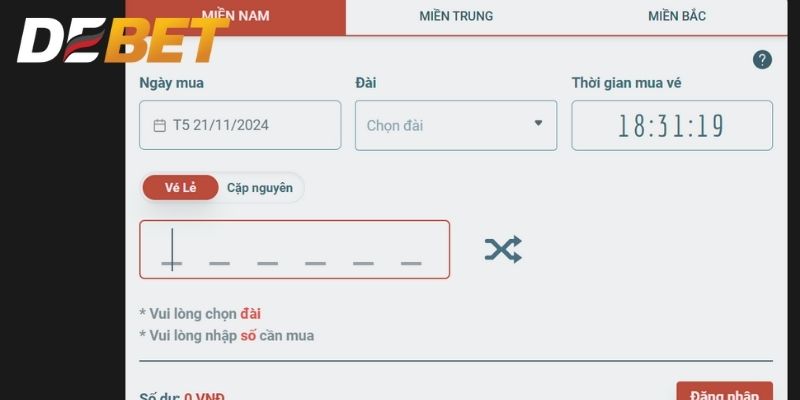 Giới thiệu xổ số miền Nam DEBET